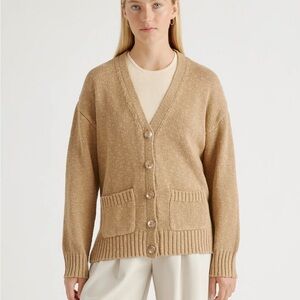 Quince Cotton Linen Relaxed Cardigan